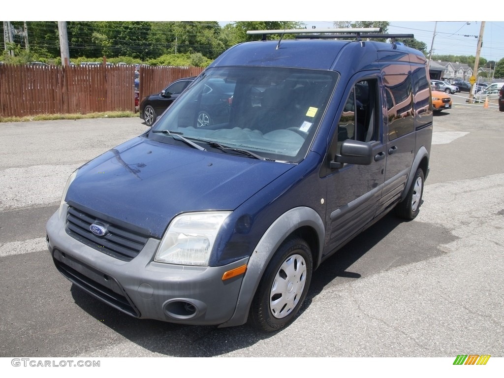 2010 Transit Connect XL Cargo Van - Dark Blue / Dark Gray photo #1