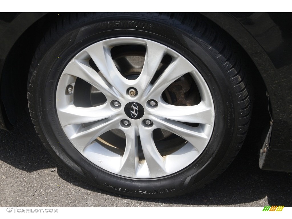 2012 Sonata Limited - Midnight Black / Camel photo #17