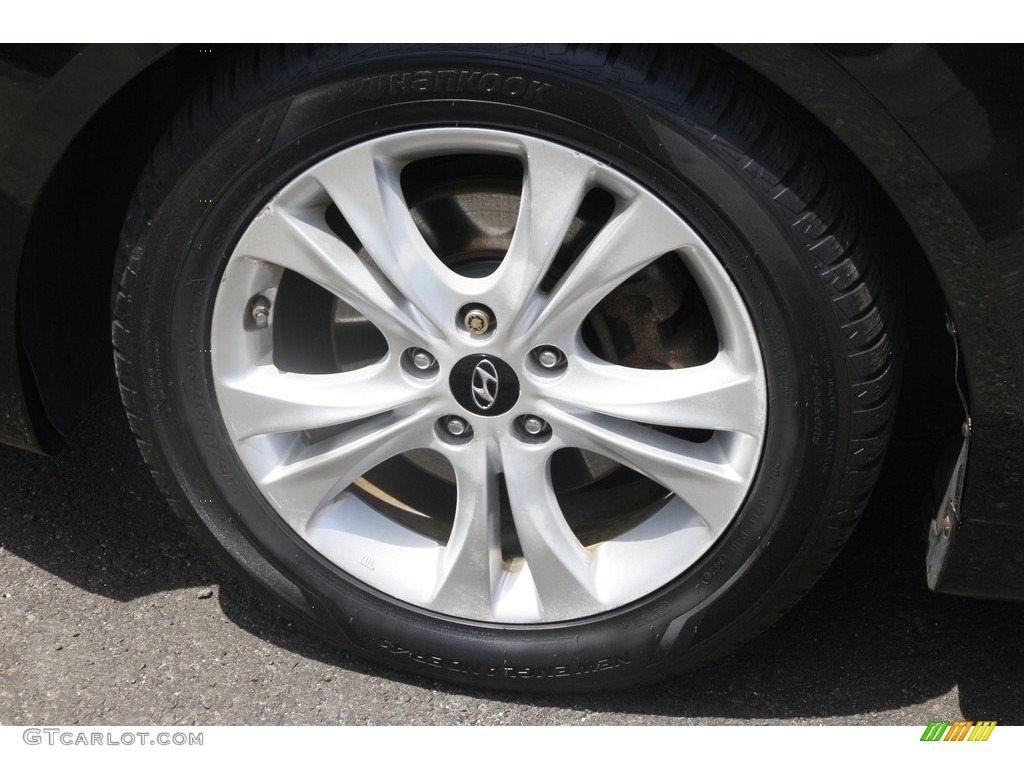 2012 Sonata Limited - Midnight Black / Camel photo #18