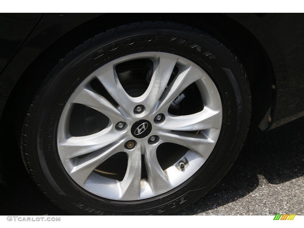2012 Sonata Limited - Midnight Black / Camel photo #19