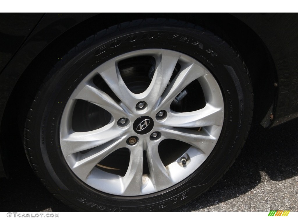 2012 Sonata Limited - Midnight Black / Camel photo #20