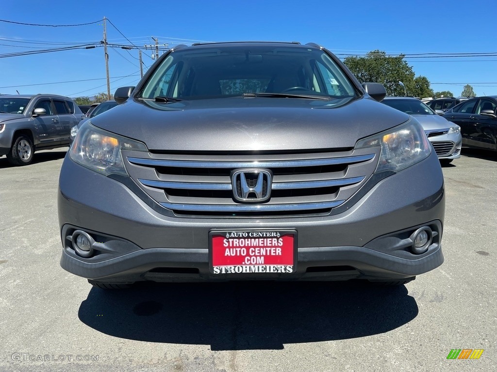 2014 CR-V EX-L - Urban Titanium Metallic / Beige photo #2