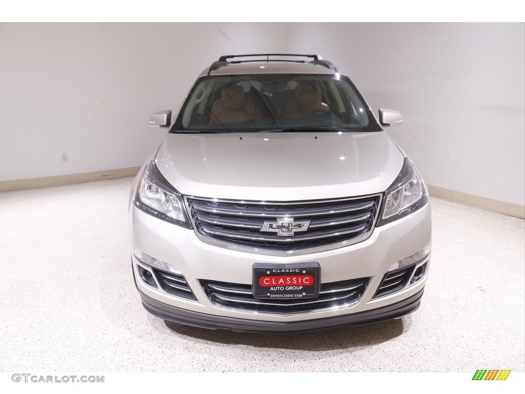 2013 Traverse LTZ AWD - Champagne Silver Metallic / Ebony/Mojave photo #2