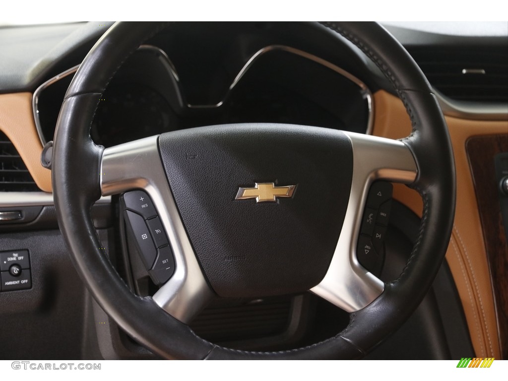 2013 Traverse LTZ AWD - Champagne Silver Metallic / Ebony/Mojave photo #7