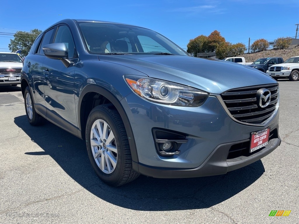 2016 CX-5 Touring AWD - Blue Reflex Mica / Black photo #1