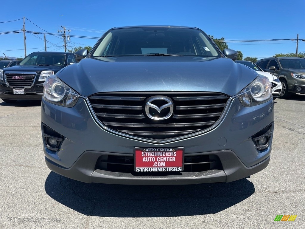 2016 CX-5 Touring AWD - Blue Reflex Mica / Black photo #2