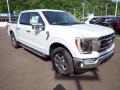 Space White Metallic - F150 Lariat SuperCrew 4x4 Photo No. 2