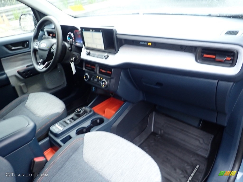 2022 Ford Maverick XLT AWD Navy Pier/Medium Dark Slate Dashboard Photo #144321301