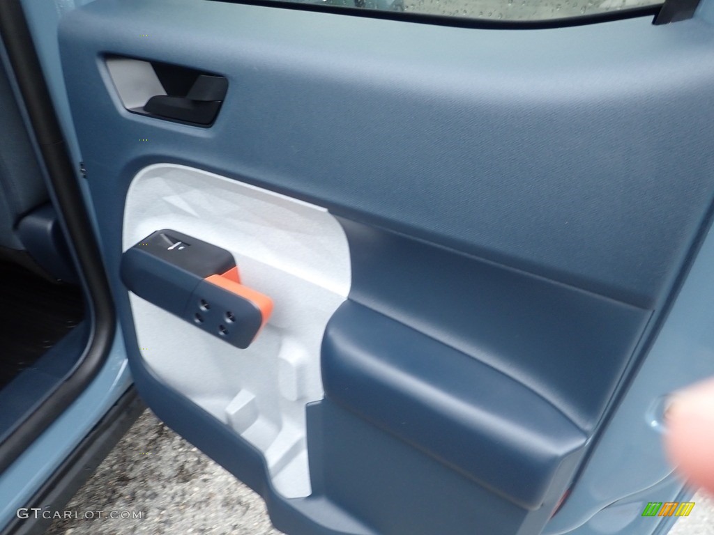 2022 Ford Maverick XLT AWD Navy Pier/Medium Dark Slate Door Panel Photo #144321418