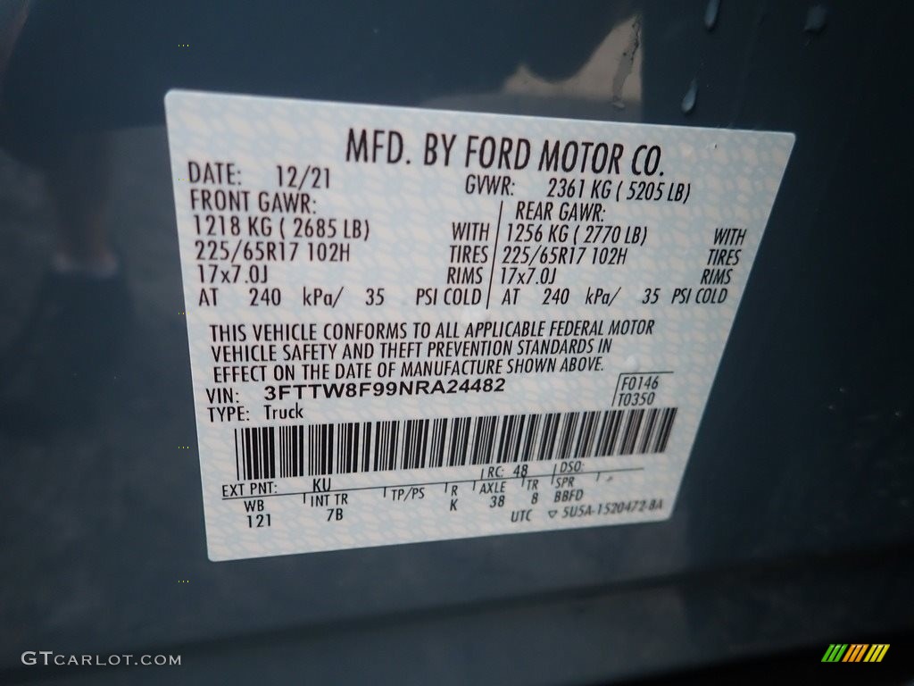 2022 Maverick Color Code KU for Area 51 Photo #144321667