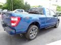 2022 Atlas Blue Metallic Ford F150 STX SuperCab 4x4  photo #5