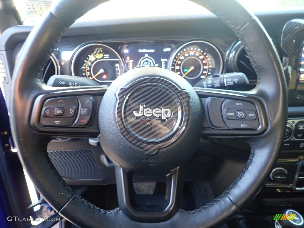 2020 Wrangler Unlimited Altitude 4x4 - Ocean Blue Metallic / Black photo #22