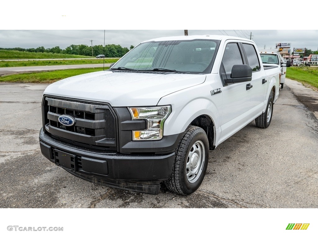 2017 F150 XL SuperCrew - Oxford White / Earth Gray photo #8