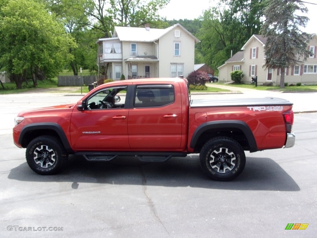 2018 Tacoma TRD Sport Double Cab 4x4 - Inferno / Black photo #6