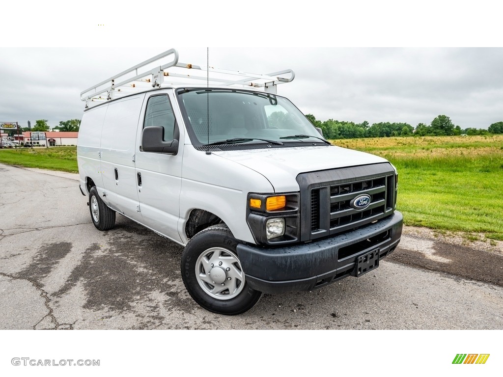 2014 E-Series Van E250 Cargo Van - Oxford White / Medium Flint photo #1