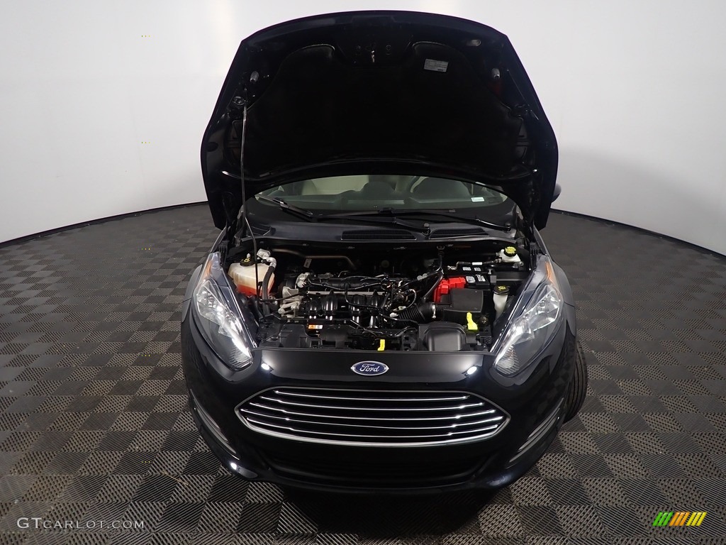 2019 Fiesta SE Sedan - Shadow Black / Medium Light Stone photo #6