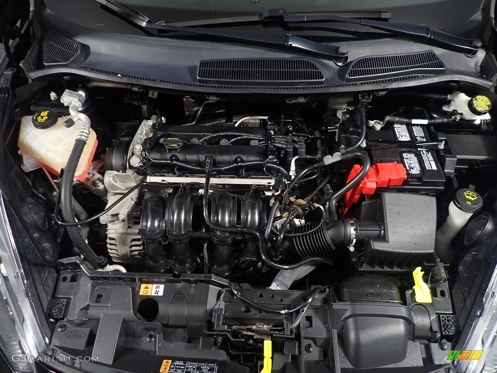 2019 Fiesta SE Sedan - Shadow Black / Medium Light Stone photo #7