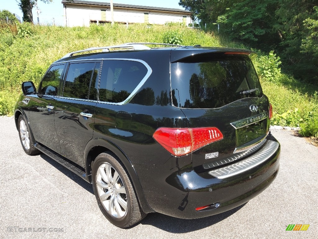 2013 QX 56 - Black Obsidian / Graphite photo #8