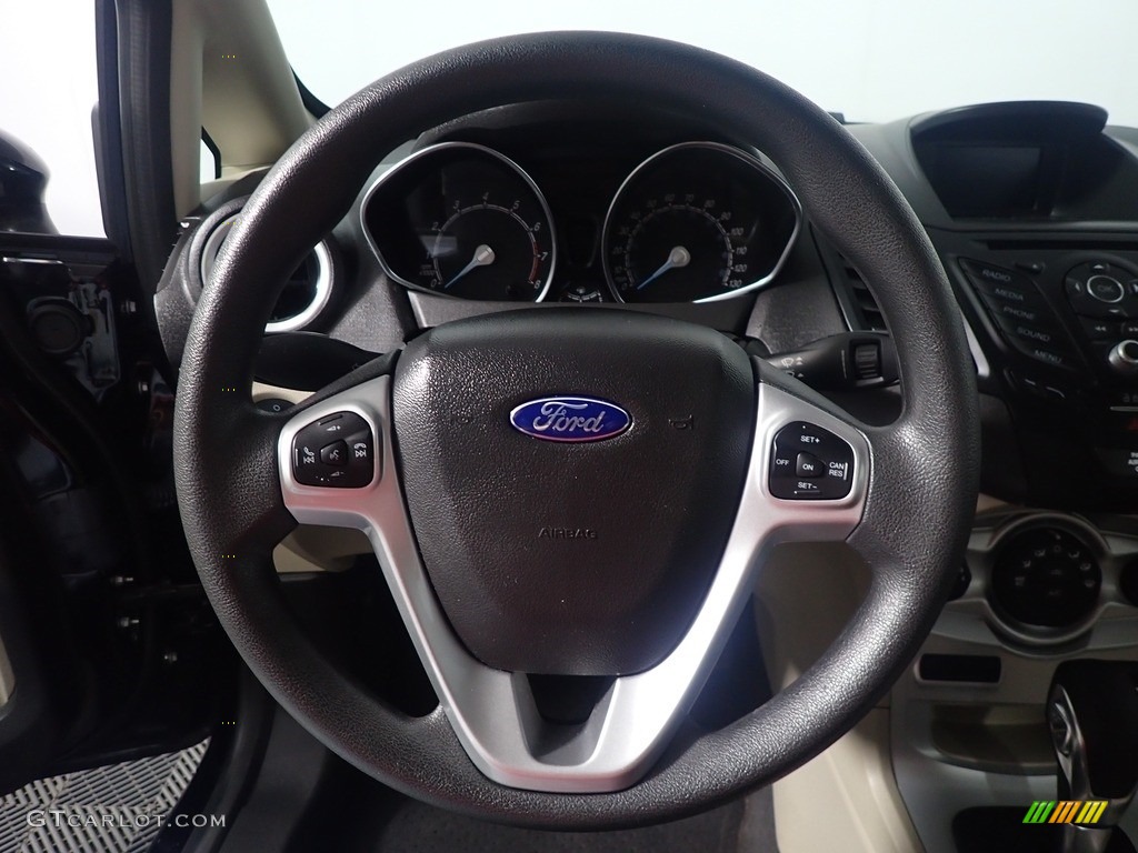 2019 Fiesta SE Sedan - Shadow Black / Medium Light Stone photo #27