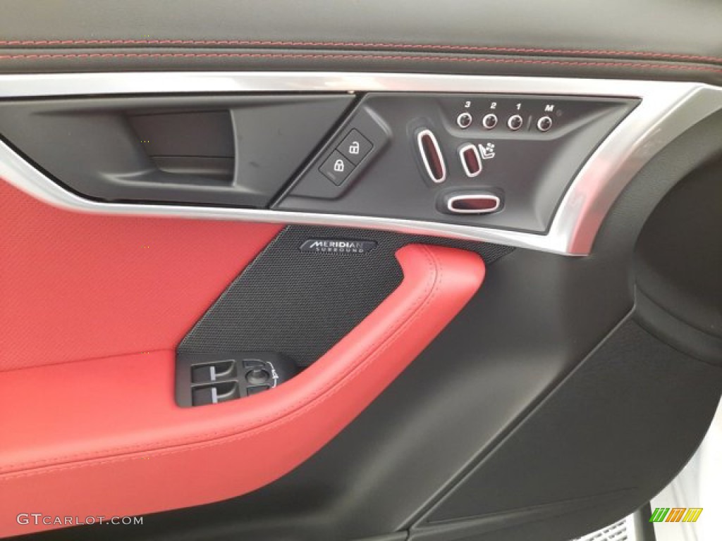 2023 F-TYPE P450 AWD R-Dynamic Coupe - Fuji White / Mars Red/Flame Red Stitching photo #13