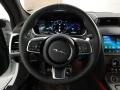 Mars Red/Flame Red Stitching 2023 Jaguar F-TYPE P450 AWD R-Dynamic Coupe Steering Wheel