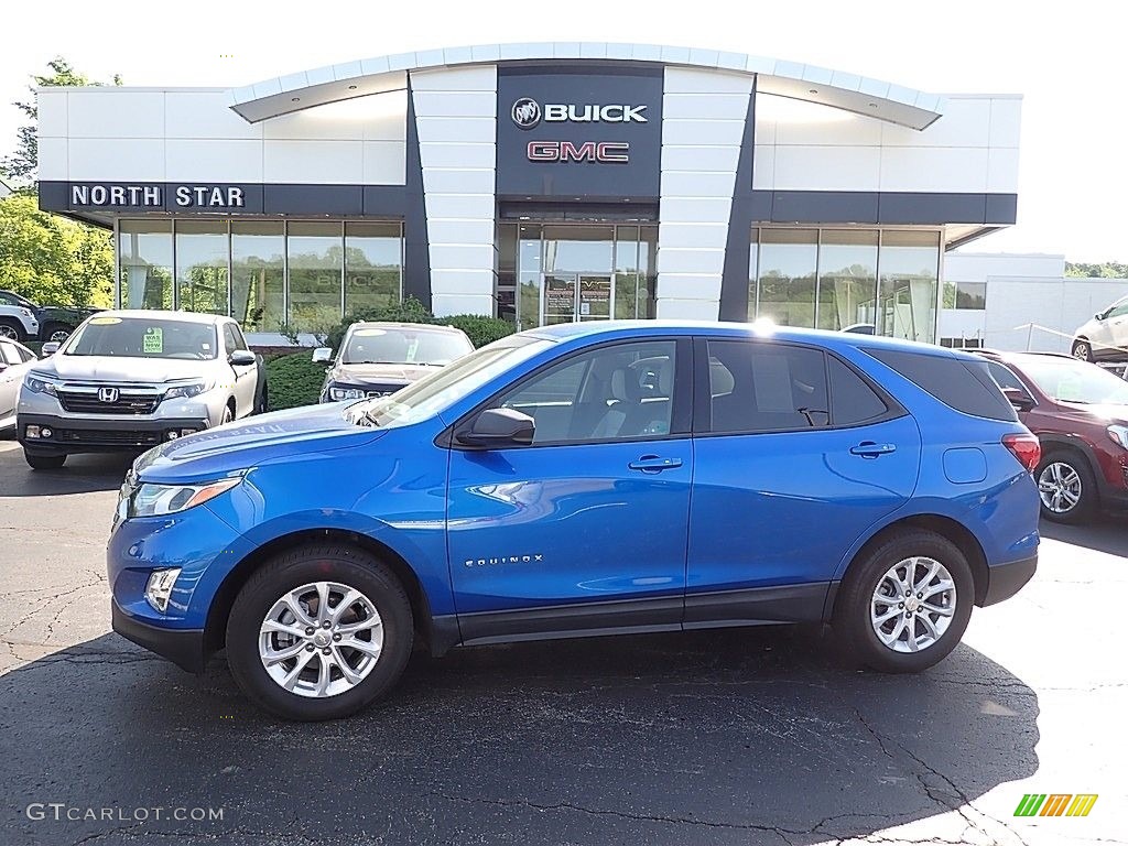 2019 Equinox LS AWD - Kinetic Blue Metallic / Medium Ash Gray photo #1