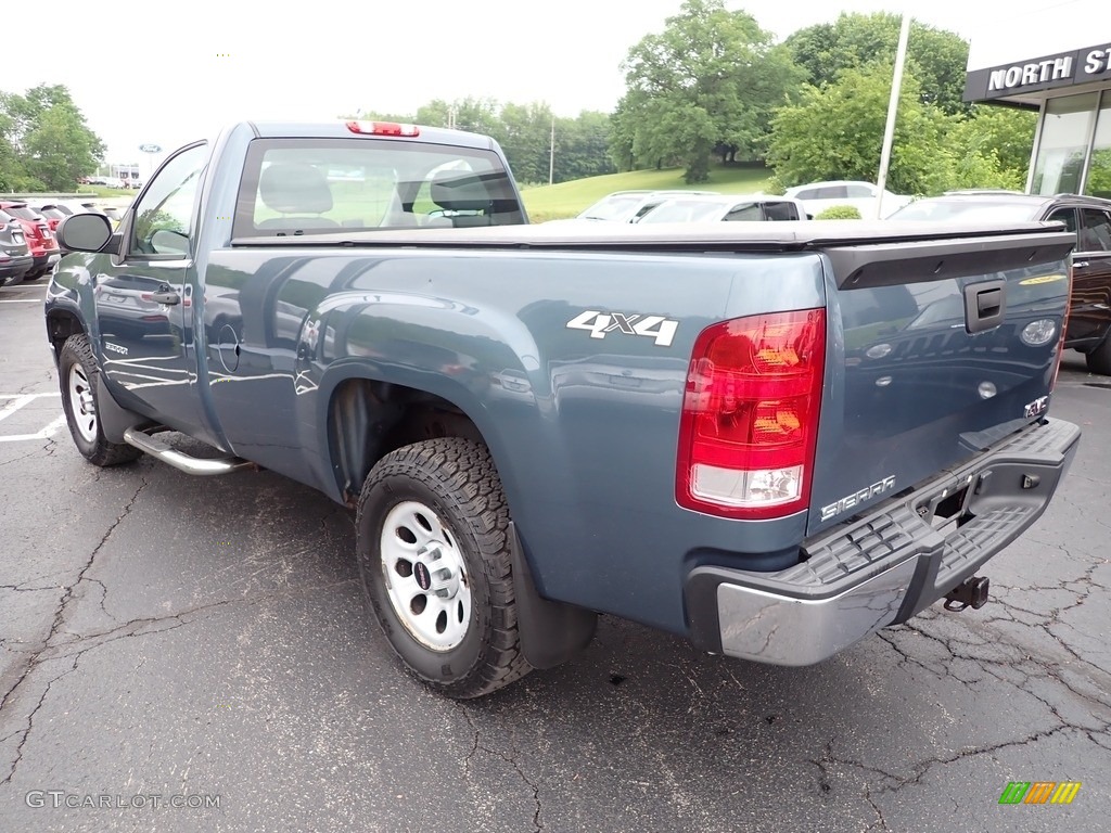 2012 Sierra 1500 Regular Cab 4x4 - Stealth Gray Metallic / Dark Titanium photo #3