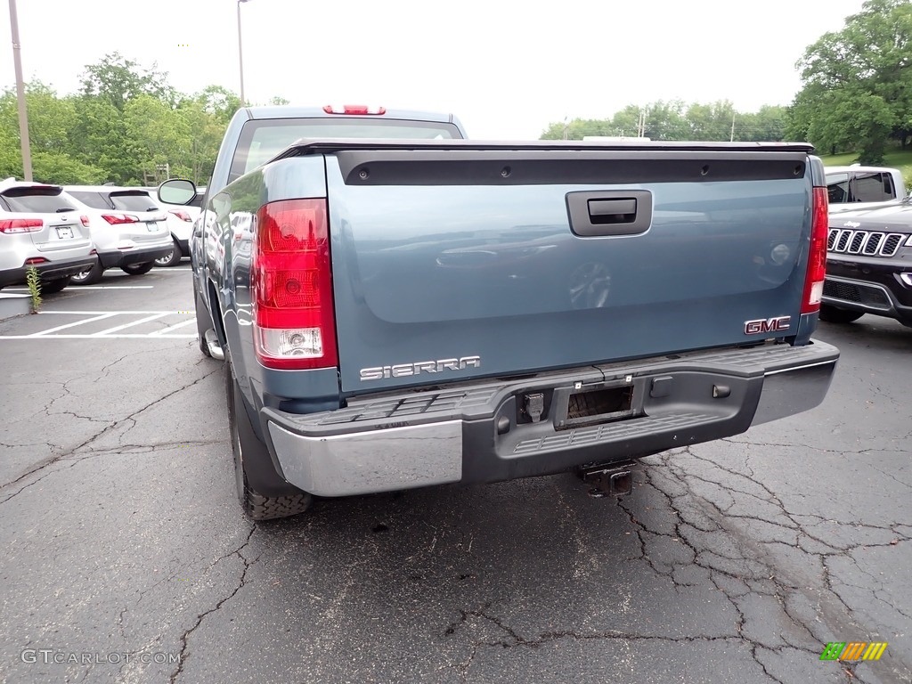 2012 Sierra 1500 Regular Cab 4x4 - Stealth Gray Metallic / Dark Titanium photo #4