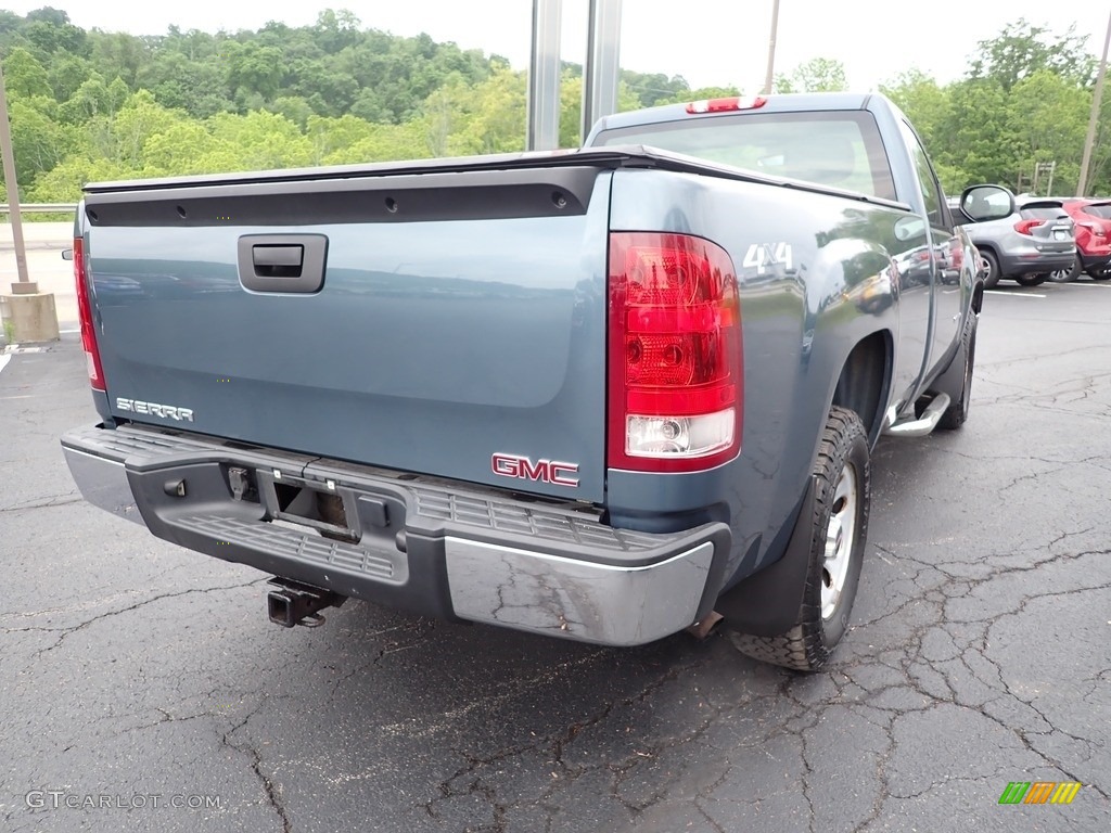 2012 Sierra 1500 Regular Cab 4x4 - Stealth Gray Metallic / Dark Titanium photo #6