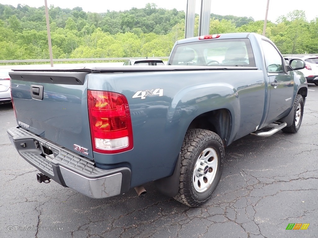 2012 Sierra 1500 Regular Cab 4x4 - Stealth Gray Metallic / Dark Titanium photo #7