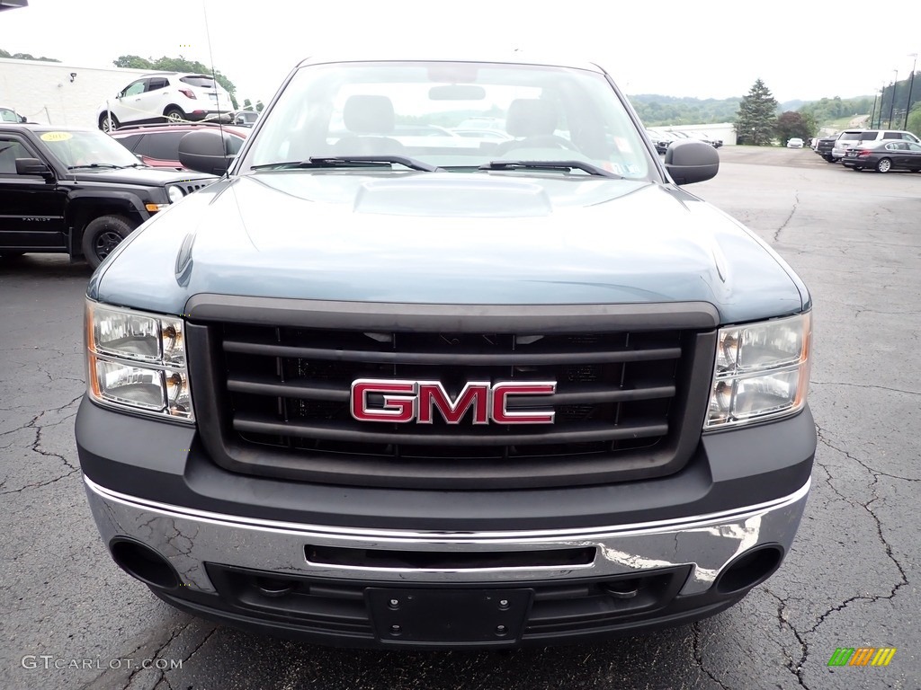 2012 Sierra 1500 Regular Cab 4x4 - Stealth Gray Metallic / Dark Titanium photo #11