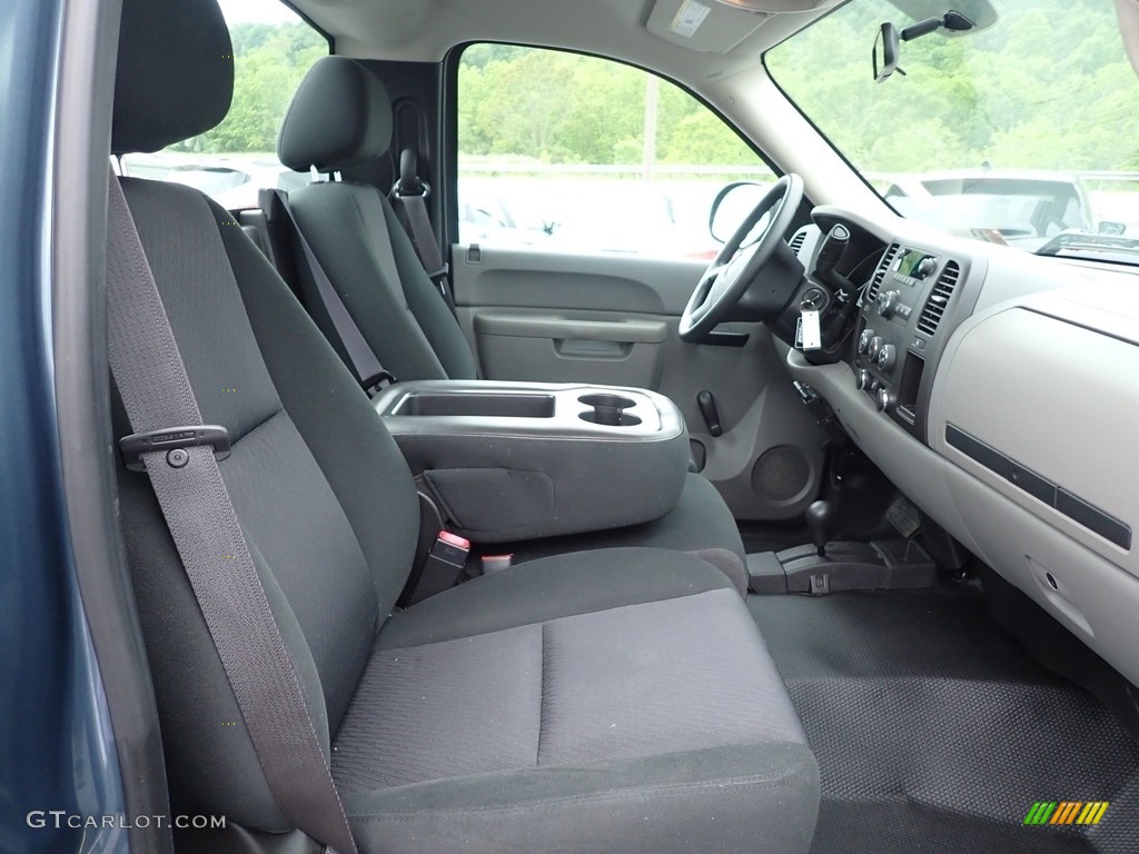 2012 Sierra 1500 Regular Cab 4x4 - Stealth Gray Metallic / Dark Titanium photo #15