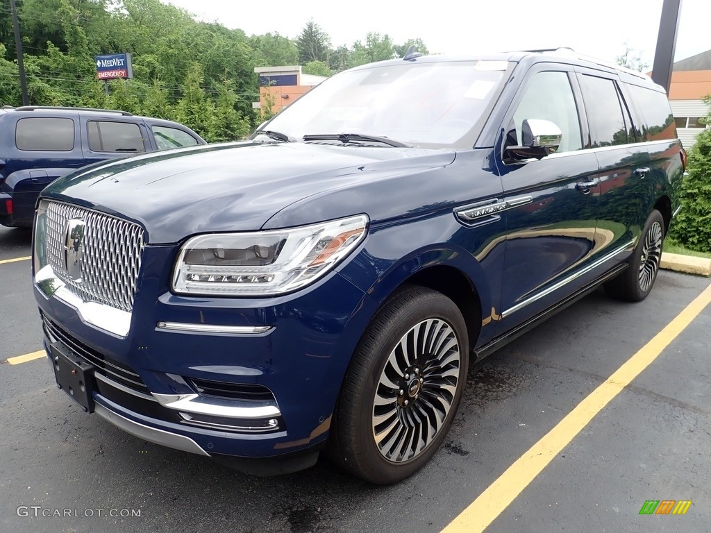 Rhapsody Blue 2020 Lincoln Navigator L Black Label 4x4 Exterior Photo #144327484