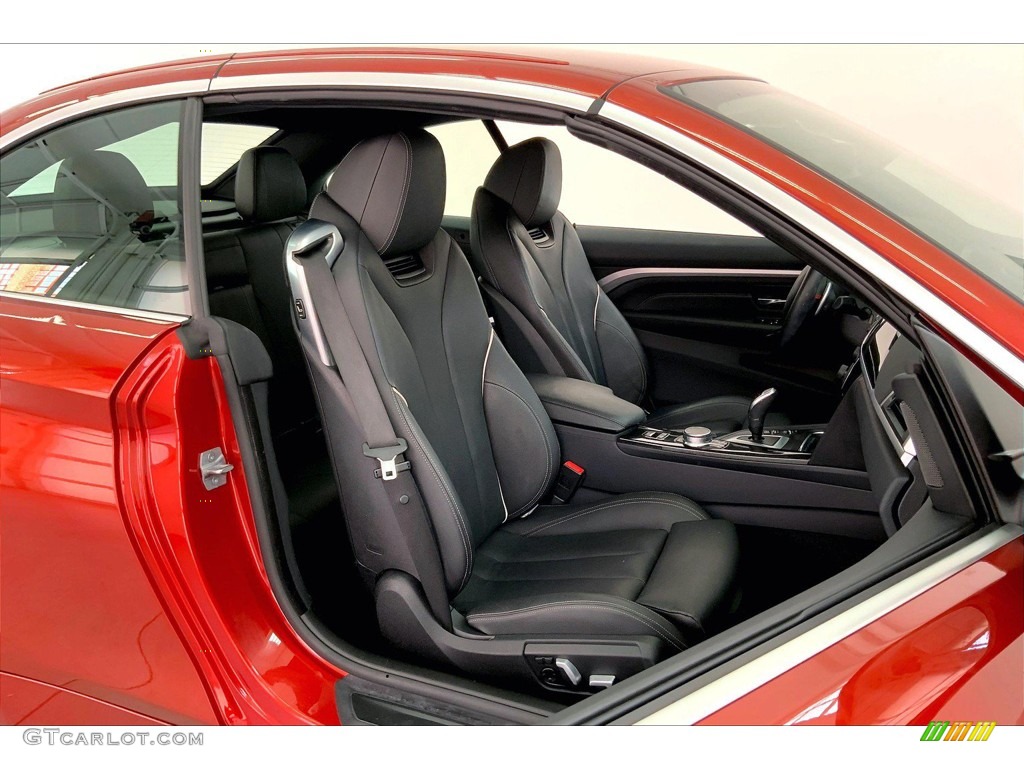 Black Interior 2020 BMW 4 Series 430i Convertible Photo #144327844