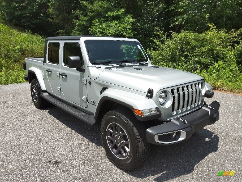 Silver Zynith 2022 Jeep Gladiator Overland 4x4 Exterior Photo #144327919