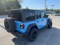 2021 Hydro Blue Pearl Jeep Wrangler Unlimited Willys 4x4  photo #3