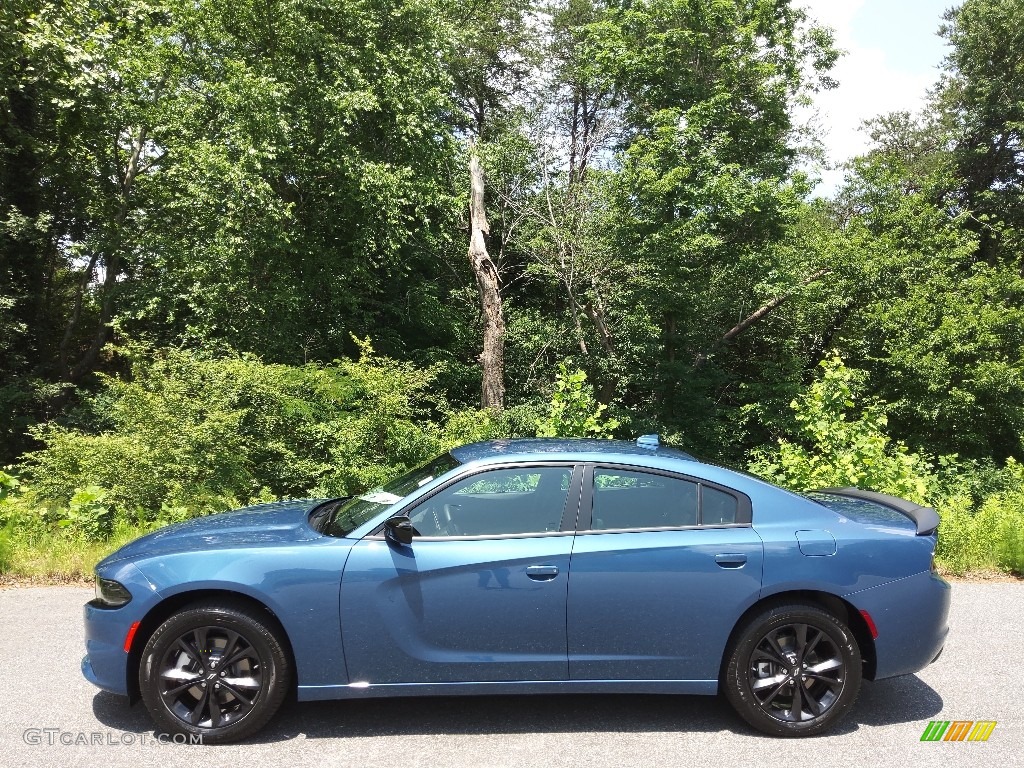 2022 Charger SXT AWD - Frostbite / Black photo #1