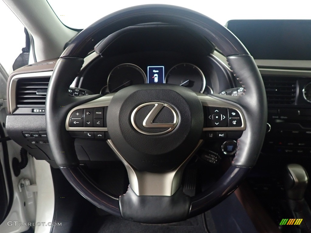 2018 Lexus RX 350 AWD Dark Mocha Steering Wheel Photo #144329758