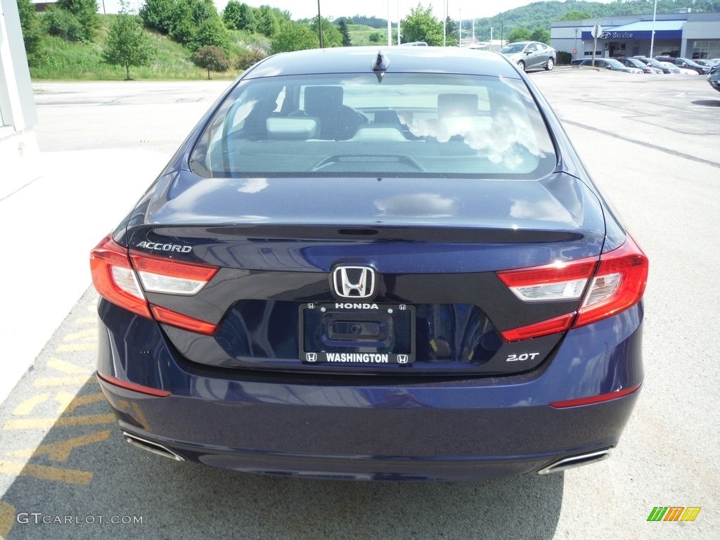 2019 Accord EX-L Sedan - Obsidian Blue Pearl / Gray photo #9