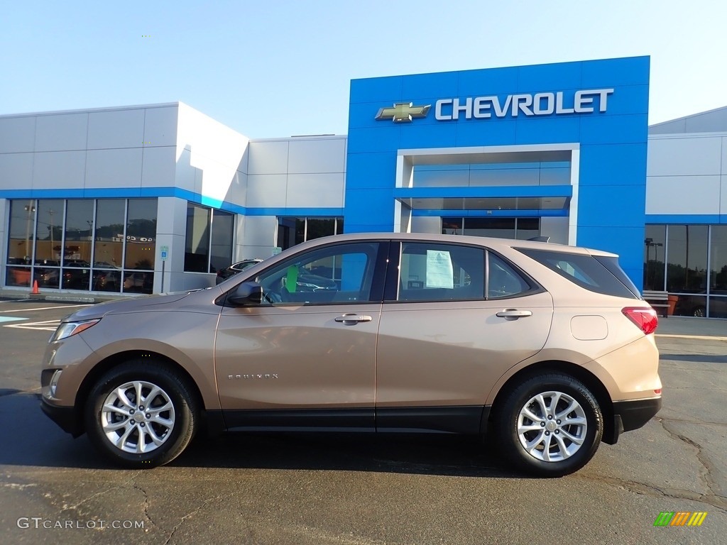 2019 Equinox LS - Sandy Ridge Metallic / Medium Ash Gray photo #3