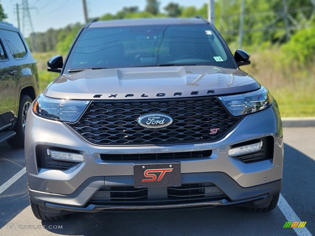 2022 Explorer ST 4WD - Carbonized Gray Metallic / Ebony photo #2