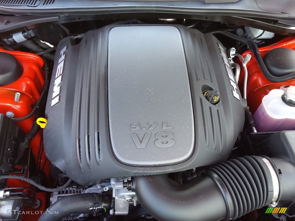2022 Dodge Challenger R/T 5.7 Liter HEMI OHV 16-Valve VVT V8 Engine Photo #144332236
