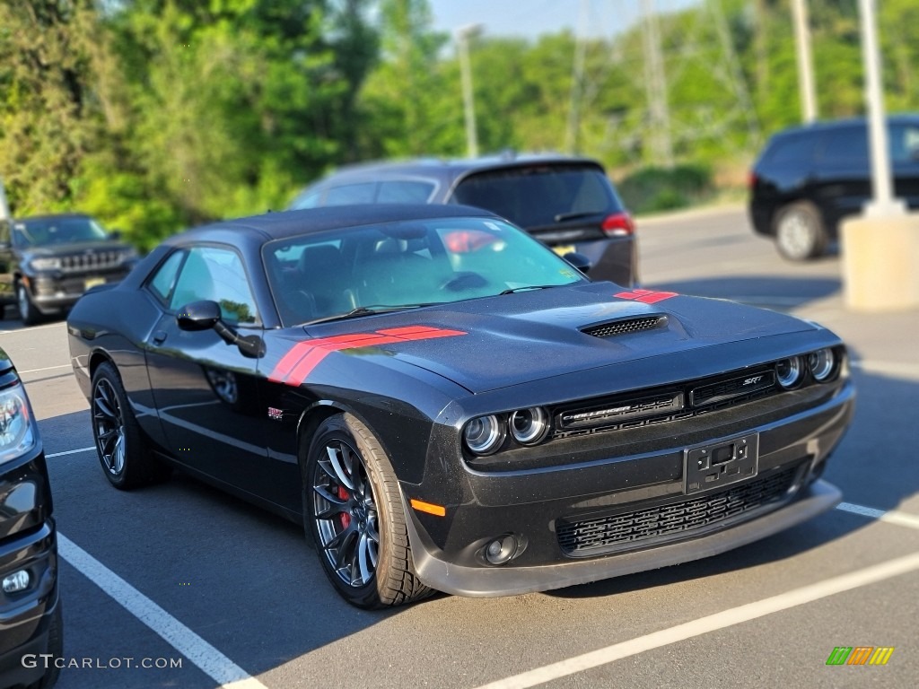 2015 Challenger SRT 392 - Phantom Black Tri-Coat Pearl / Black photo #3