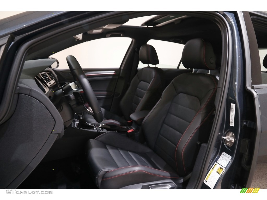 Titan Black Interior 2019 Volkswagen Golf GTI SE Photo #144332695