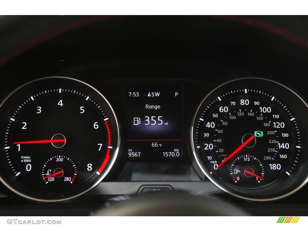 2019 Volkswagen Golf GTI SE Gauges Photo #144332752