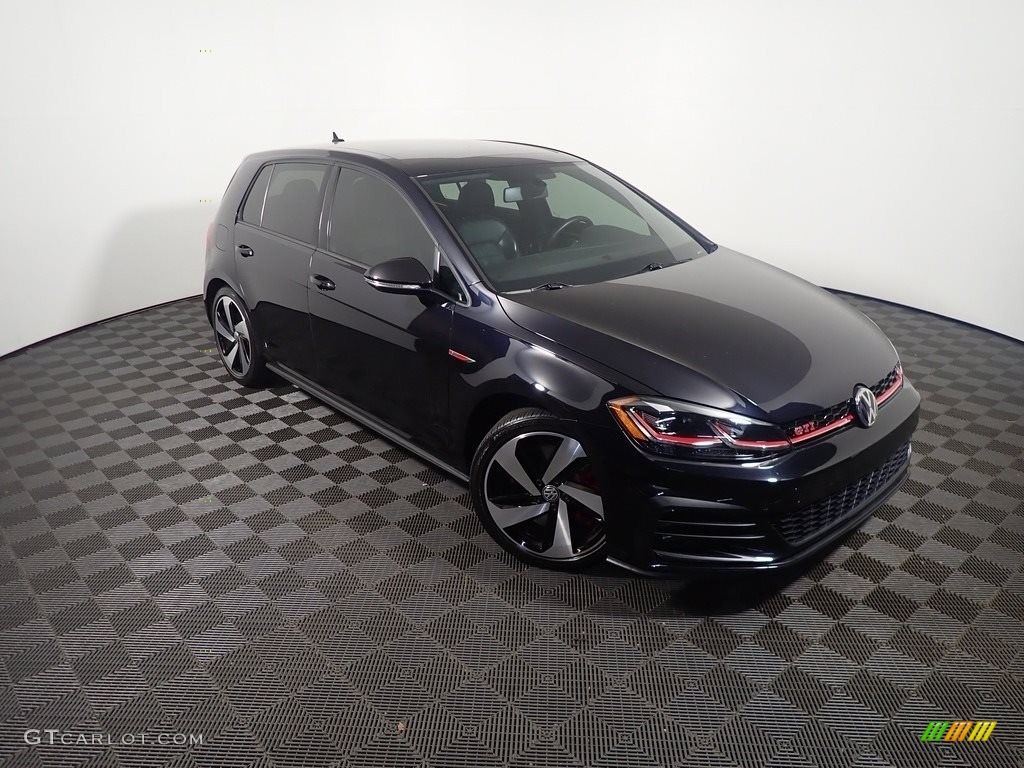 2019 Golf GTI SE - Deep Black Pearl / Titan Black photo #4