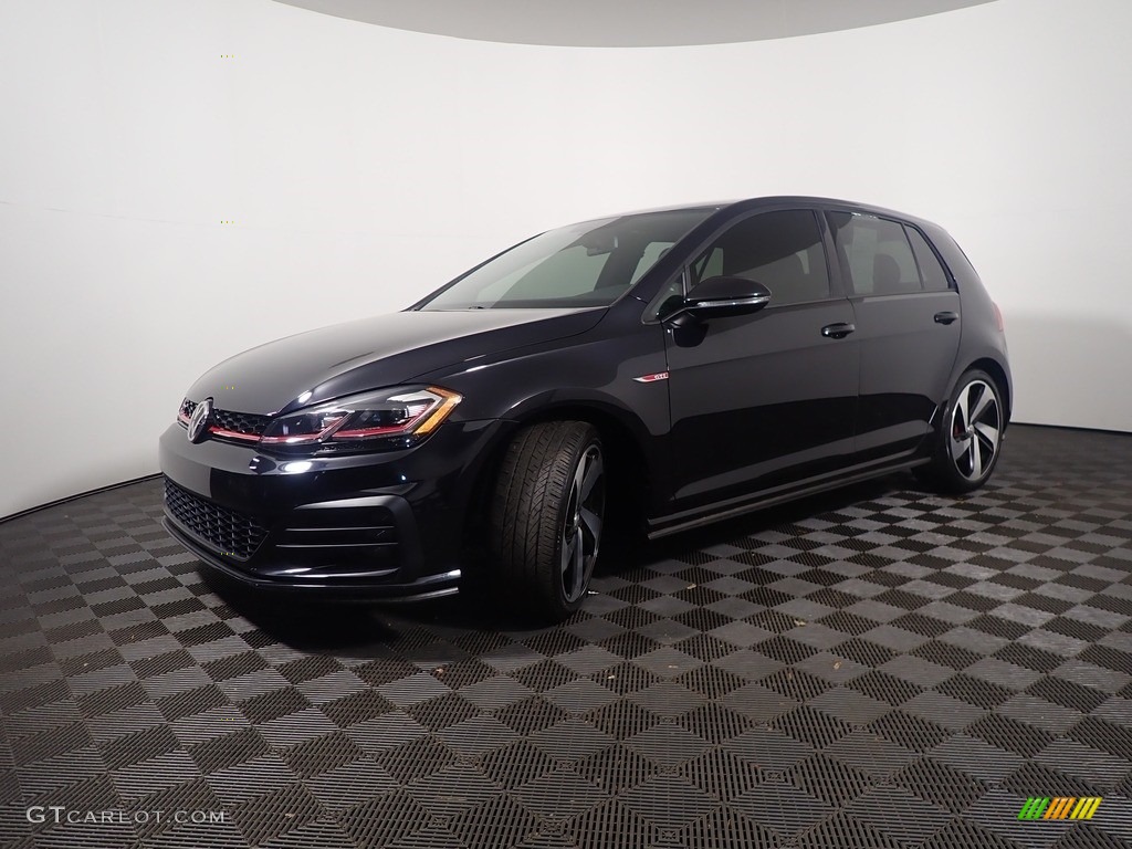 Deep Black Pearl 2019 Volkswagen Golf GTI SE Exterior Photo #144332938