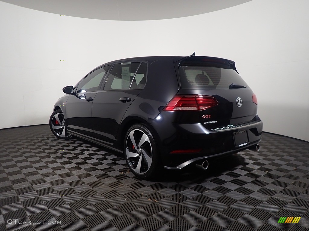 2019 Golf GTI SE - Deep Black Pearl / Titan Black photo #12