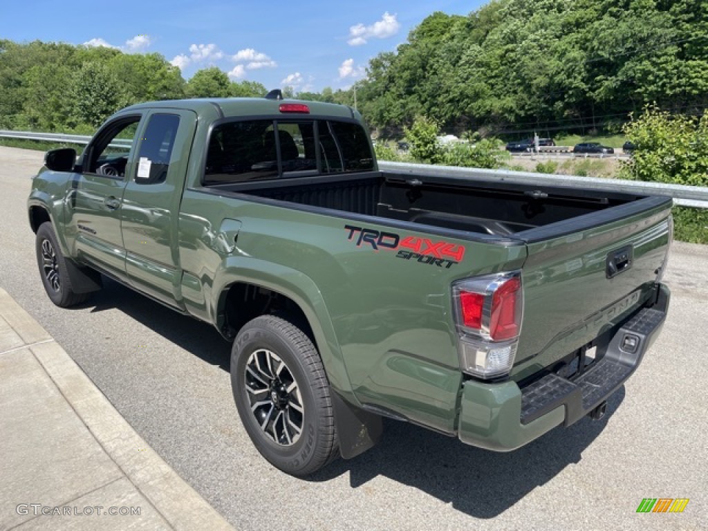 2022 Tacoma TRD Sport Access Cab 4x4 - Army Green / Cement/Black photo #2
