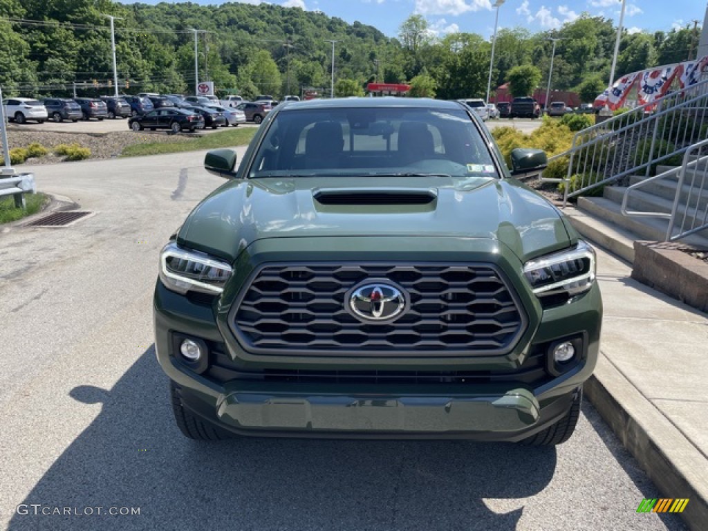 2022 Tacoma TRD Sport Access Cab 4x4 - Army Green / Cement/Black photo #6